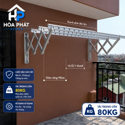 Giàn Phơi Xếp Ngang Hàn Quốc