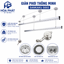 Giàn Phơi Thông Minh Sankaku S003