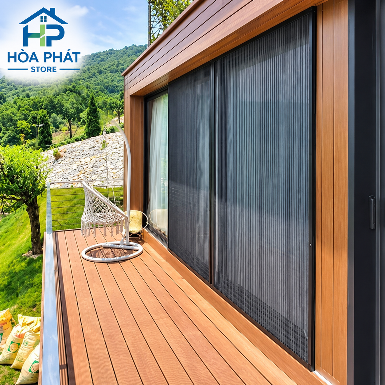 Cửa Lưới Chống Muỗi Cửa Đi Hòa Phát