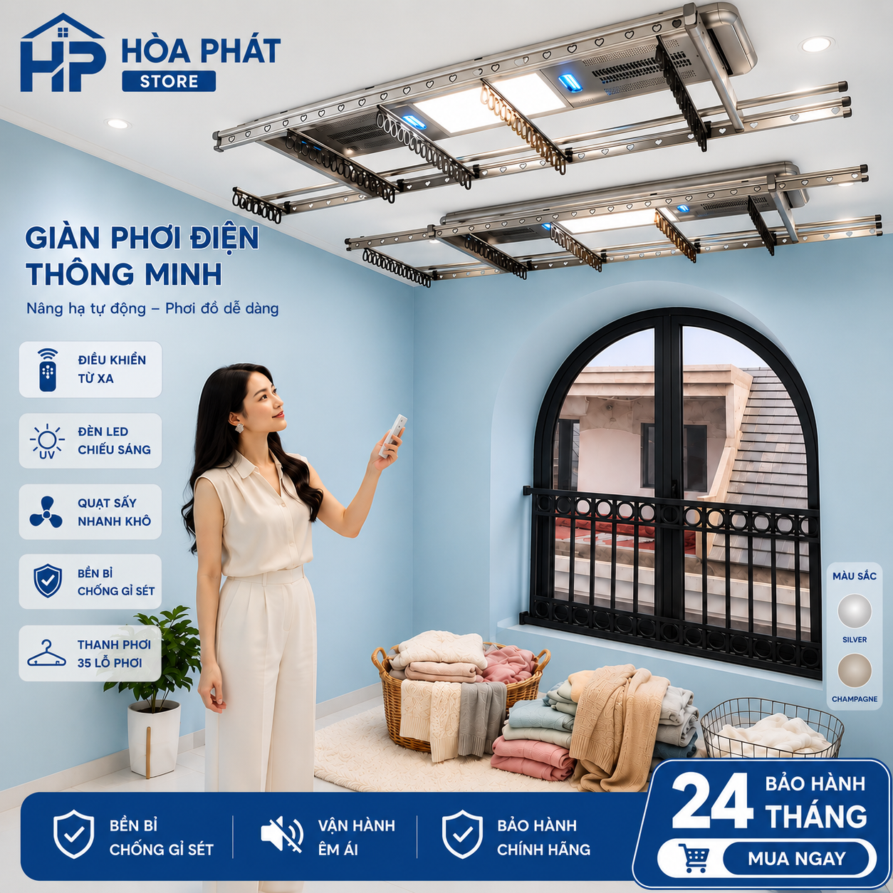 Giàn Phơi Điều Khiển Gls450 Plus