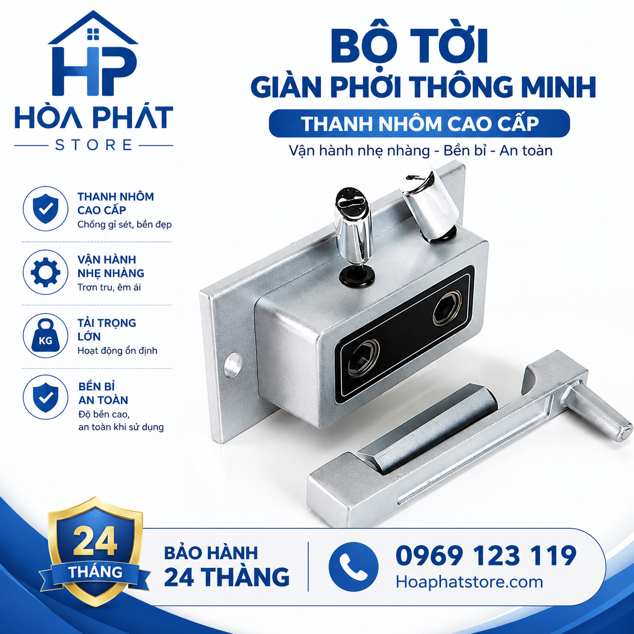 Giàn Phơi Thông Minh Q6 Cao Cấp