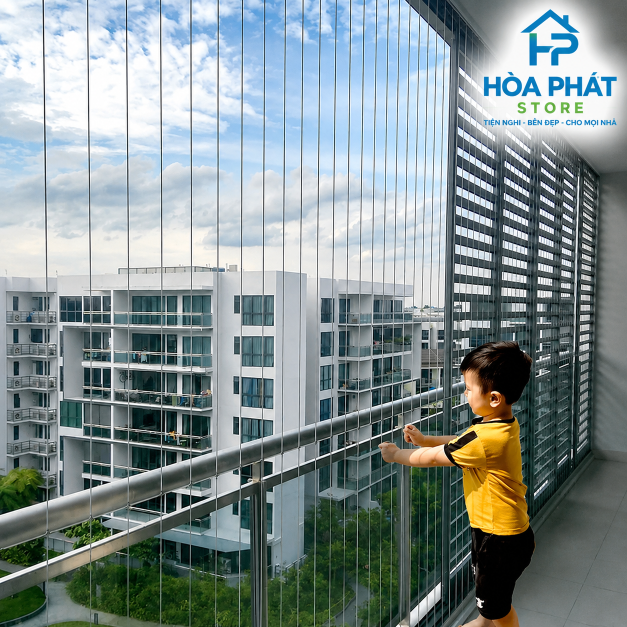 Lưới An Toàn Ban Công Inox 304