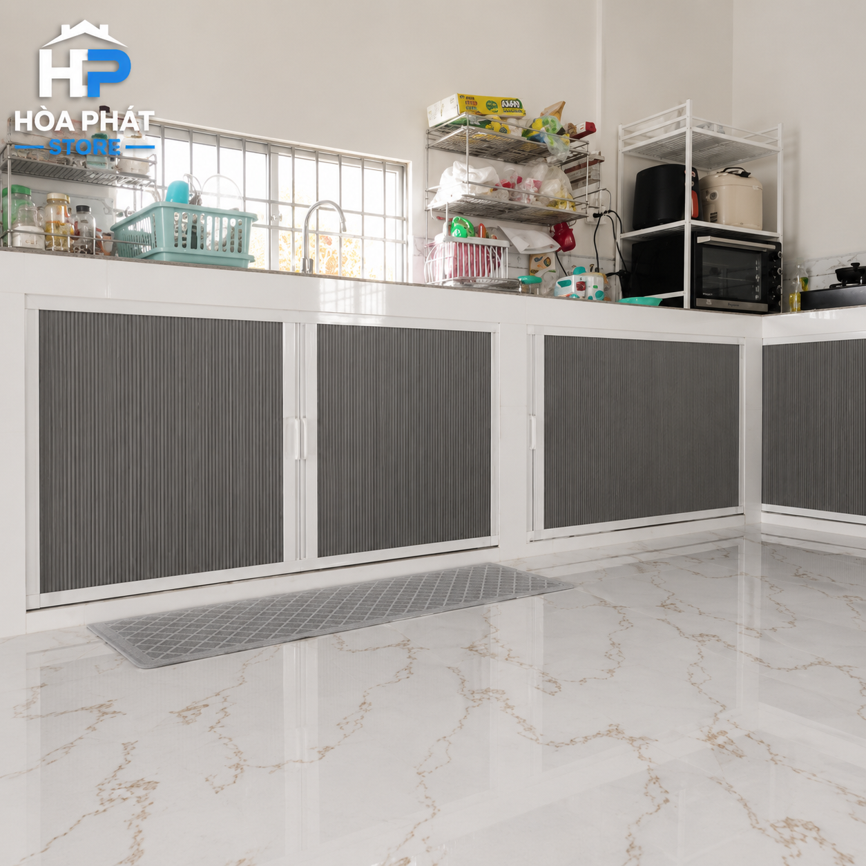 Rèm Tổ Ong Che Tủ Bếp